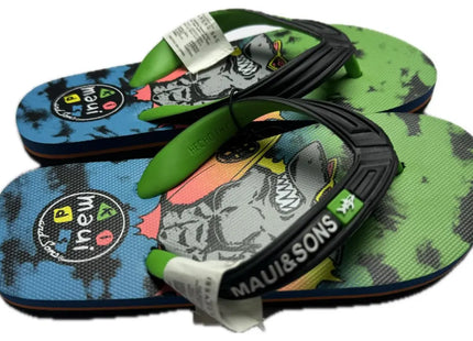 HAWAIANAS NIÑO MAUI AND SONS FULL PRINT GREEN
