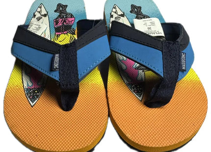 HAWAIANAS NIÑO MAUI AND SONS FULL PRINT ORANGE