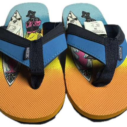 HAWAIANAS NIÑO MAUI AND SONS FULL PRINT ORANGE