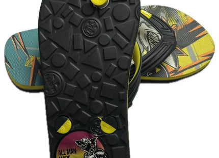 HAWAIANAS NIÑO MAUI AND SONS FULL PRINT YELLOW