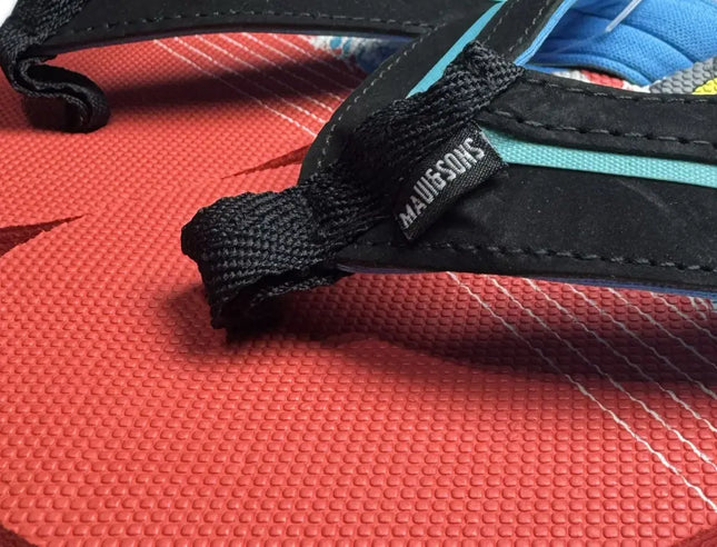 HAWAIANAS NIÑO MAUI AND SONS FULL PRINT RED