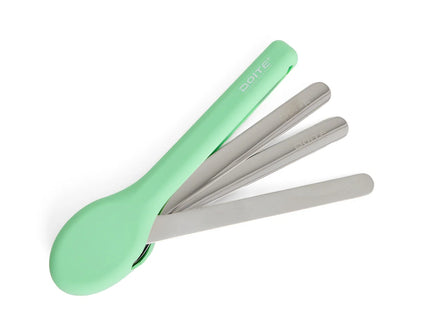 Set De Cubiertos Estuche Doite Acero Inoxidable con Funda de Silicona