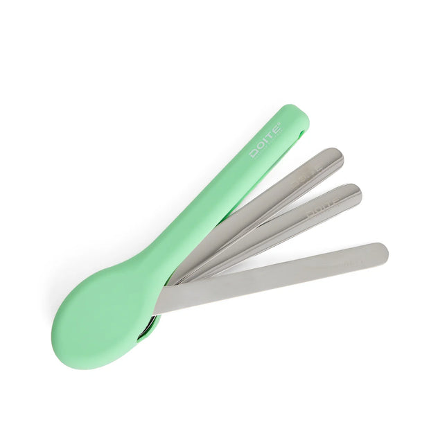 Set De Cubiertos Estuche Doite Acero Inoxidable con Funda de Silicona