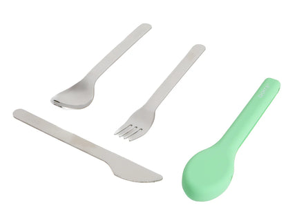 Set De Cubiertos Estuche Doite Acero Inoxidable con Funda de Silicona