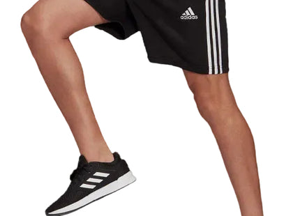 Short Adidas Hombre Negro 3 Tiras