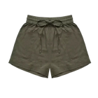 Gnomo Short Mujer Mirka Green Algodón Lino