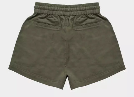 Gnomo Short Mujer Mirka Green Algodón Lino