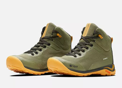 Botín Lippi Intense Hike Kids Mid Niño Verde Mostaza B-Dry