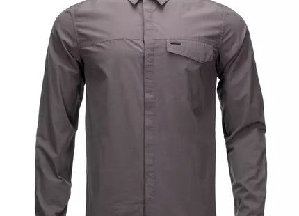 Camisa Lippi Alloy Manga Larga Hombre Grafito Melange UV50