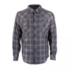 Camisa Lippi Mountain Towns Hombre Grafito Cuadrillé Manga Larga