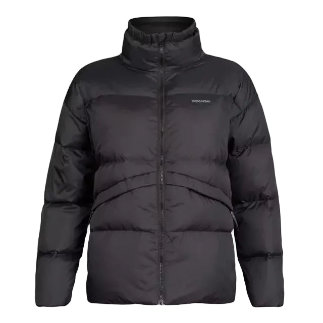 Chaqueta Haka Honu Campo Base Mujer Negro Pluma Pato 700FP