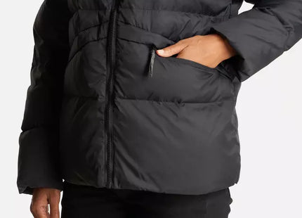 Chaqueta Haka Honu Campo Base Mujer Negro Pluma Pato 700FP