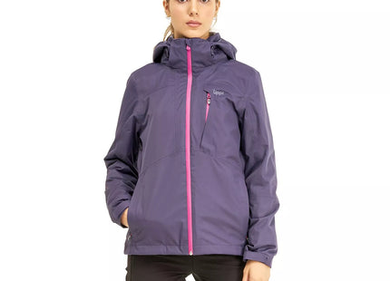 Chaqueta Lippi Tres Cruces Fusion 3 Hoody Mujer Índigo 3en1 Fleece