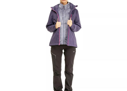 Chaqueta Lippi Tres Cruces Fusion 3 Hoody Mujer Índigo 3en1 Fleece