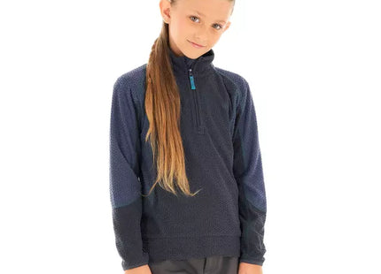 Polerón Lippi Saltamontes Nano-F Niña Azul Marino 1/4 Zip