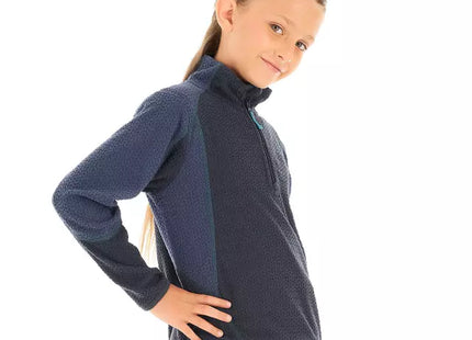 Polerón Lippi Saltamontes Nano-F Niña Azul Marino 1/4 Zip