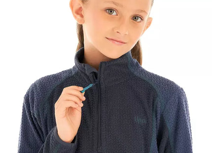 Polerón Lippi Saltamontes Nano-F Niña Azul Marino 1/4 Zip