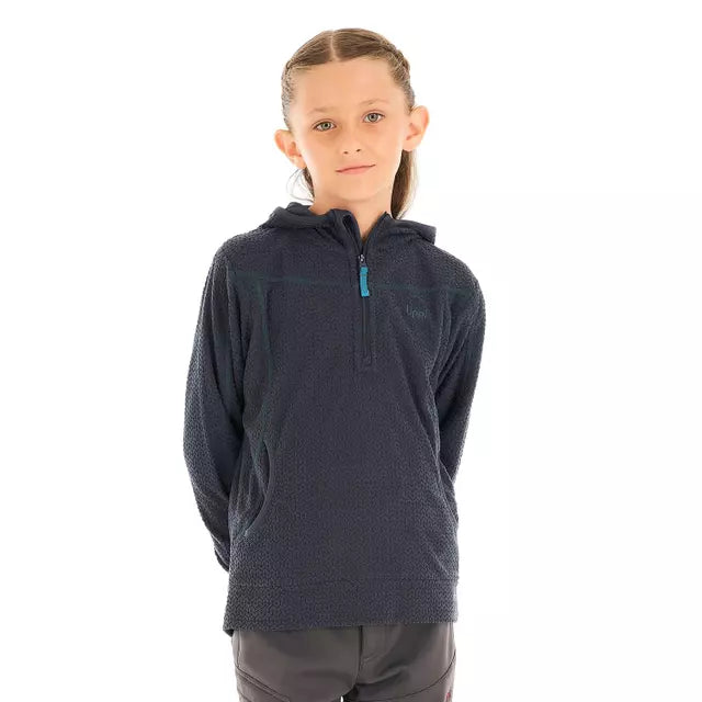 Polerón Lippi Saltamontes Nano-F Hoody Niña Azul Marino 1/4 Zip