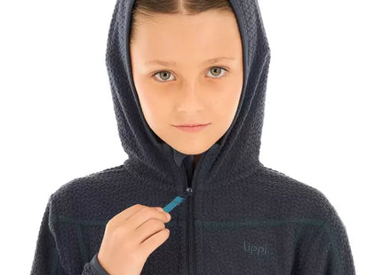 Polerón Lippi Saltamontes Nano-F Hoody Niña Azul Marino 1/4 Zip