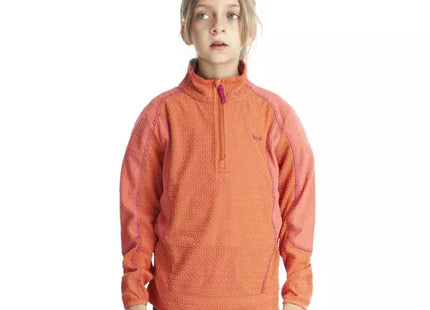 Polerón Lippi Saltamontes Nano-F Niña Naranjo Oscuro 1/4 Zip