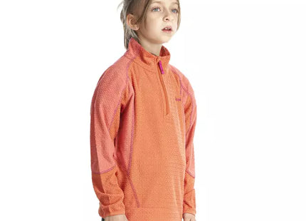 Polerón Lippi Saltamontes Nano-F Niña Naranjo Oscuro 1/4 Zip