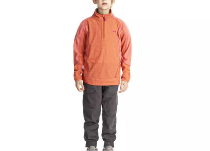 Polerón Lippi Saltamontes Nano-F Niña Naranjo Oscuro 1/4 Zip