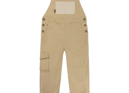 Jardinera Gnomo Kuvira Mujer Beige Algodón Spandex Bolsillos