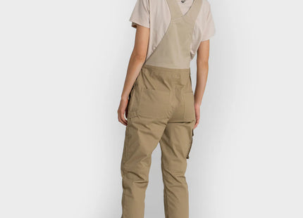 Jardinera Gnomo Kuvira Mujer Beige Algodón Spandex Bolsillos