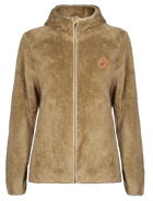Polar Haka Honu Calur-Oso Mujer Café Shaggy Fleece Reciclado