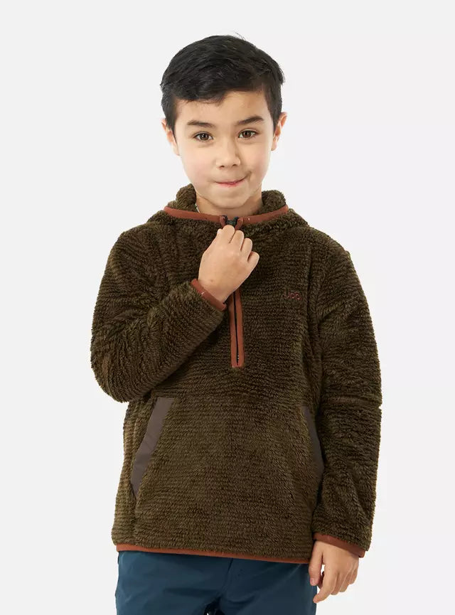 Polar Lippi Ferret Shaggy Pro Niño Café Oscuro Shaggy Fleece
