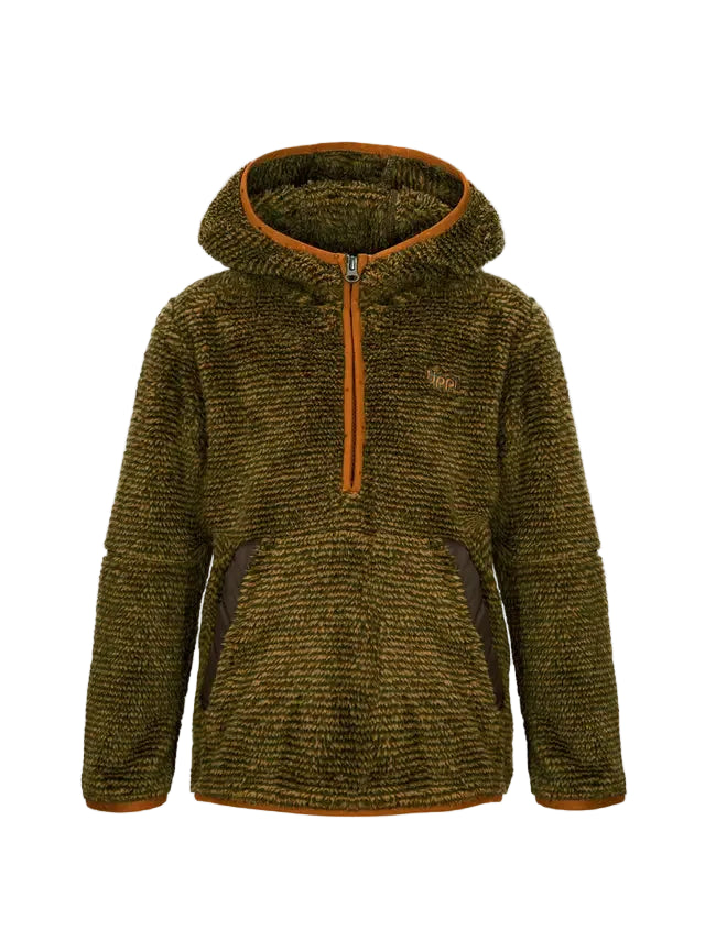 Polar Lippi Ferret Shaggy Pro Niño Café Oscuro Shaggy Fleece