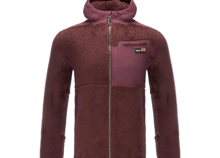 Polar Lippi Bear Shaggy Pro Hoody Niña Burdeo Reciclado