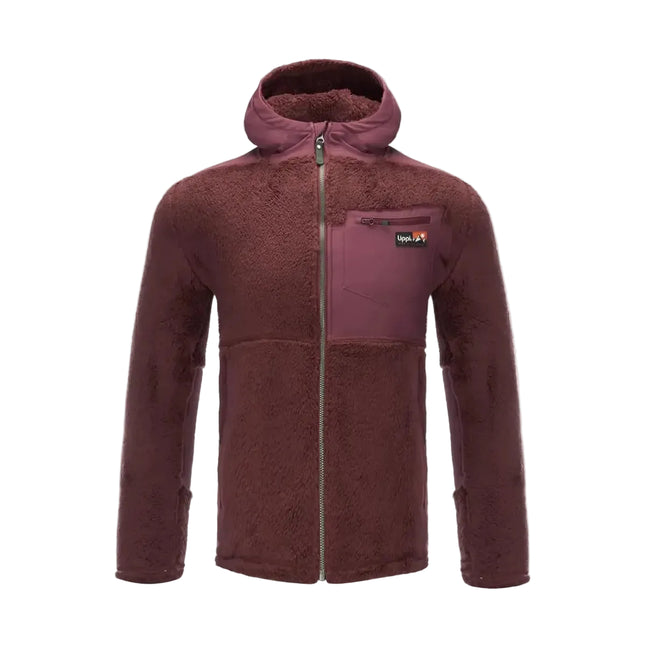 Polar Lippi Bear Shaggy Pro Hoody Niña Burdeo Reciclado