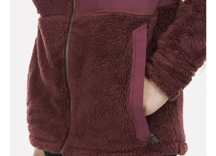 Polar Lippi Bear Shaggy Pro Hoody Niña Burdeo Reciclado