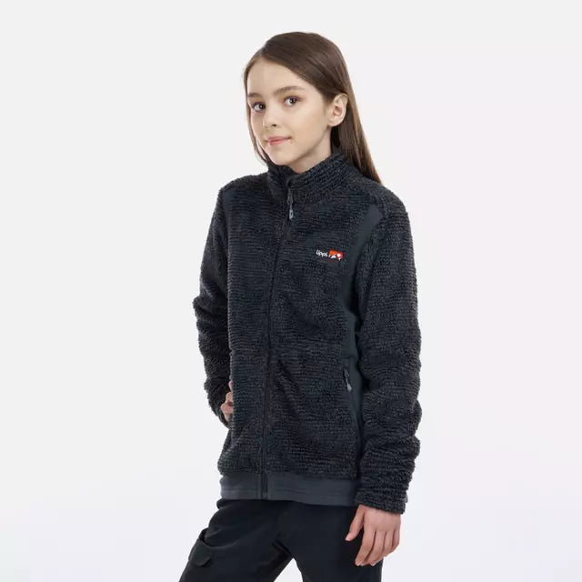 Polar Lippi Ferret Shaggy Pro Niña Negro Fleece Térmico