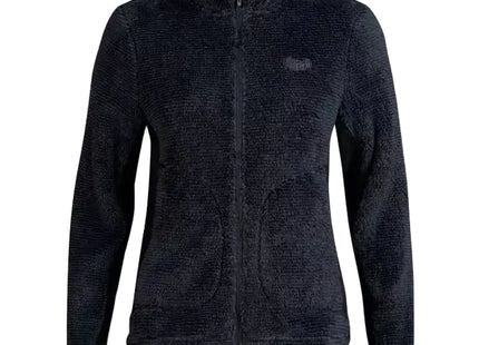 Polar Lippi Ferret Shaggy Pro Mujer Negro Full Zip Reciclado