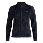 Polar Lippi Ferret Shaggy Pro Mujer Negro Full Zip Reciclado