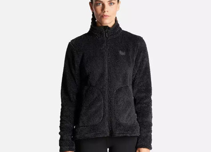 Polar Lippi Ferret Shaggy Pro Mujer Negro Full Zip Reciclado