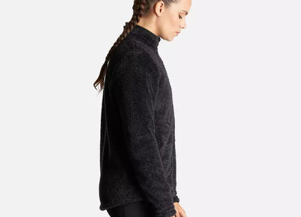 Polar Lippi Ferret Shaggy Pro Mujer Negro Full Zip Reciclado
