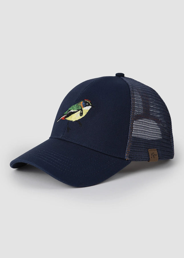 Jockey Trucker Siete Colores Azul Bordado Ave Nacional