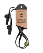 Strap Anteojos Gnomo Leather Biekep Cuero Negro Bronce 90cm
