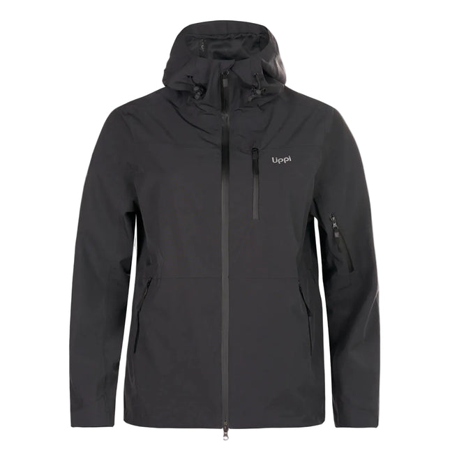 Chaqueta Lippi Sierra Nevada Light B-Dry Hoody Mujer Negra Nieve