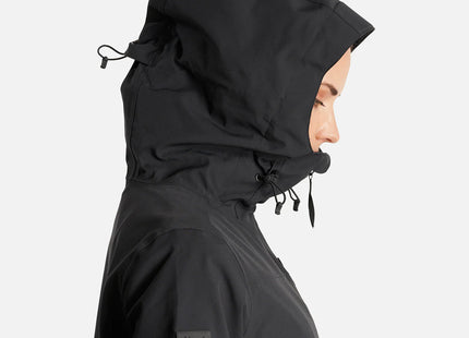 Chaqueta Lippi Sierra Nevada Light B-Dry Hoody Mujer Negra Nieve