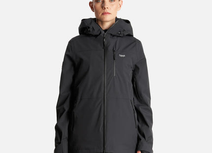 Chaqueta Lippi Sierra Nevada Light B-Dry Hoody Mujer Negra Nieve