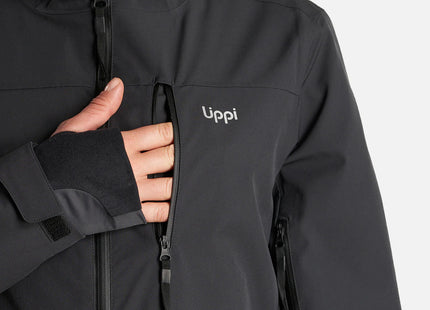 Chaqueta Lippi Sierra Nevada Light B-Dry Hoody Mujer Negra Nieve