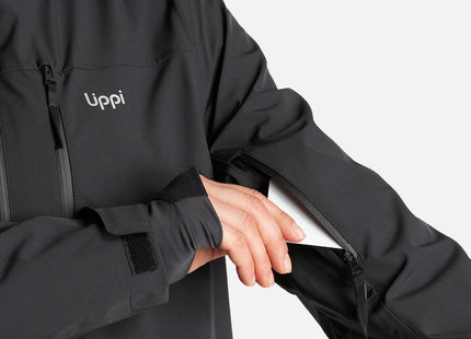 Chaqueta Lippi Sierra Nevada Light B-Dry Hoody Mujer Negra Nieve