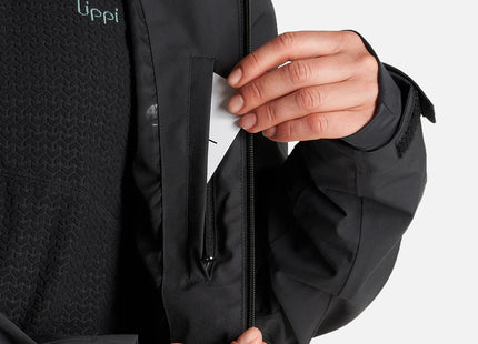 Chaqueta Lippi Sierra Nevada Light B-Dry Hoody Mujer Negra Nieve