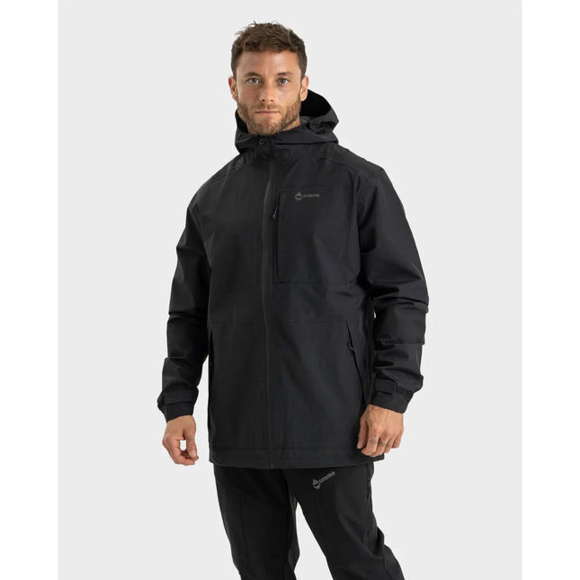 Cortaviento Gnomo Nalbar Hombre Negro Impermeable Respirable