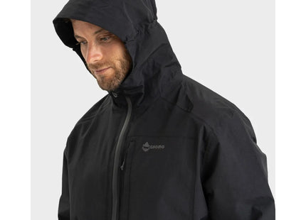 Cortaviento Gnomo Nalbar Hombre Negro Impermeable Respirable