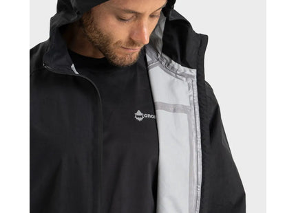 Cortaviento Gnomo Nalbar Hombre Negro Impermeable Respirable